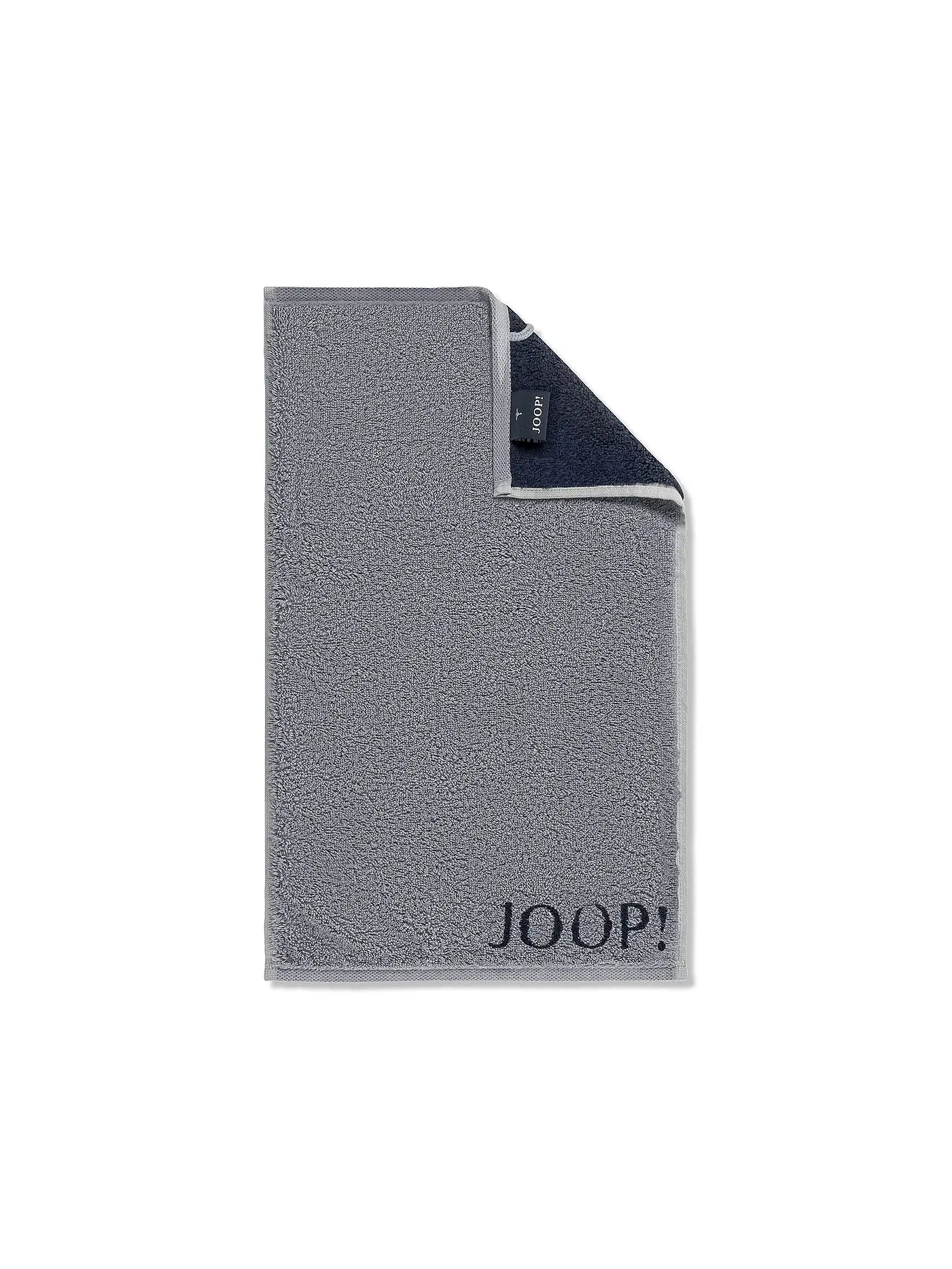 JOOP | Gästetuch Doubleface 30x50cm Navy | hellblau